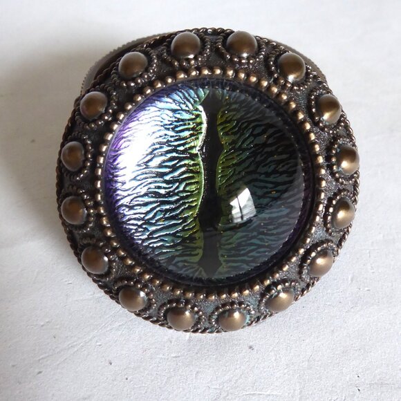 NEW DESIGN TOSCANO DRAGON EYE MYSTICAL GOTHIC ODDITY LIDDED TRINKET SAFE BOX - Picture 11 of 13